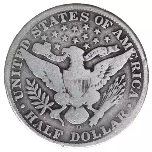 Half Dollars---Barber 1892-1915 -Silver- 0.5 Dollar (2)