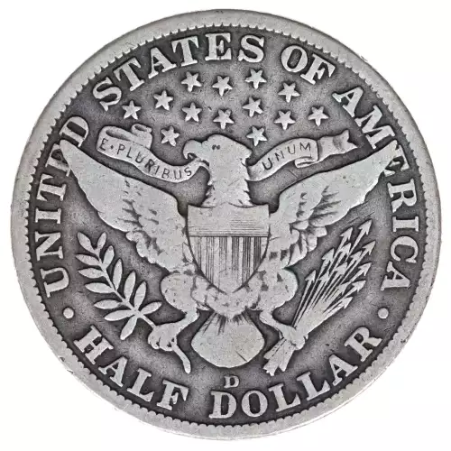 Half Dollars---Barber 1892-1915 -Silver- 0.5 Dollar (2)