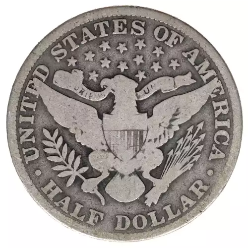 Half Dollars---Barber 1892-1915 -Silver- 0.5 Dollar (2)