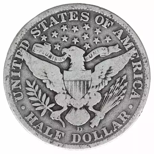 Half Dollars---Barber 1892-1915 -Silver- 0.5 Dollar (2)