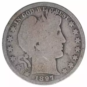 Half Dollars---Barber 1892-1915 -Silver- 0.5 Dollar (2)