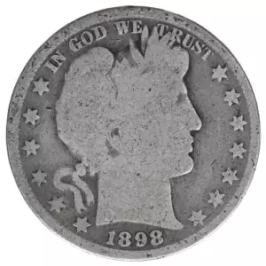 Half Dollars---Barber 1892-1915 -Silver- 0.5 Dollar