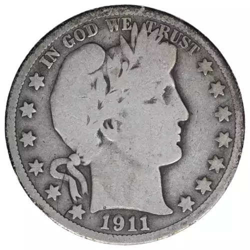 Half Dollars---Barber 1892-1915 -Silver- 0.5 Dollar (2)