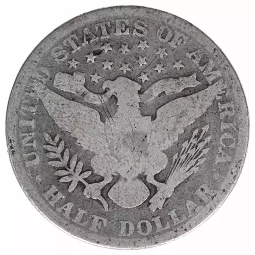 Half Dollars---Barber 1892-1915 -Silver- 0.5 Dollar (2)