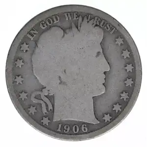Half Dollars---Barber 1892-1915 -Silver- 0.5 Dollar