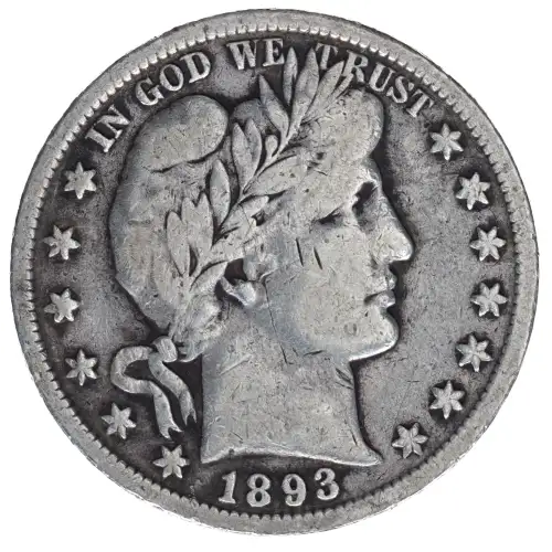 Half Dollars---Barber 1892-1915 -Silver- 0.5 Dollar (2)
