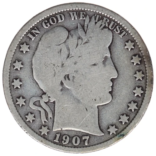 Half Dollars---Barber 1892-1915 -Silver- 0.5 Dollar (2)