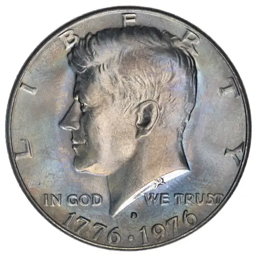 Half Dollars---Kennedy 1971-Present -Copper-Nickel- 0.5 Dollar
