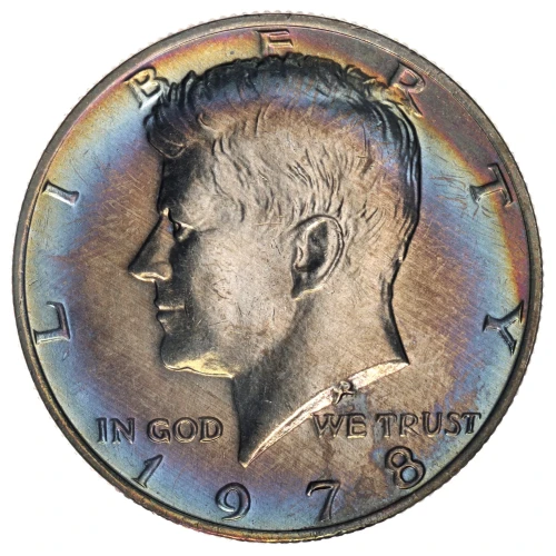 Half Dollars---Kennedy 1971-Present -Copper-Nickel- 0.5 Dollar
