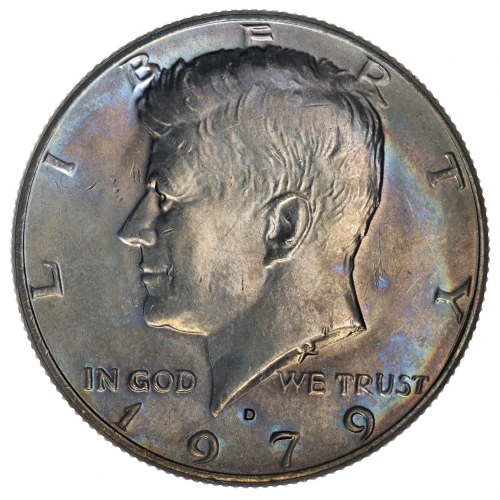 Half Dollars---Kennedy 1971-Present -Copper-Nickel- 0.5 Dollar