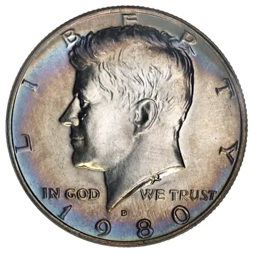 Half Dollars---Kennedy 1971-Present -Copper-Nickel- 0.5 Dollar (2)