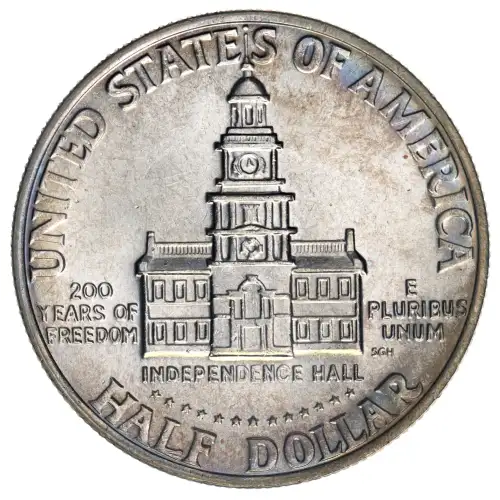 Half Dollars---Kennedy 1971-Present -Copper-Nickel- 0.5 Dollar (2)