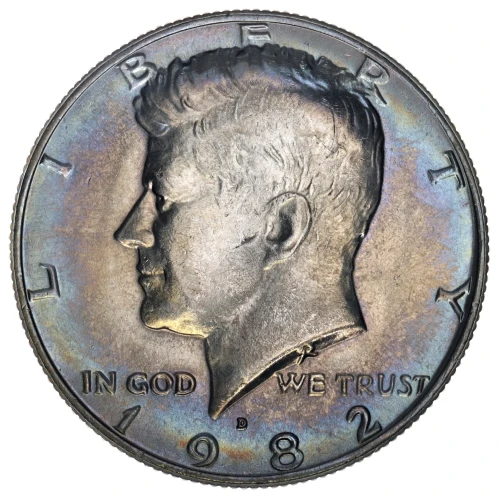 Half Dollars---Kennedy 1971-Present -Copper-Nickel- 0.5 Dollar