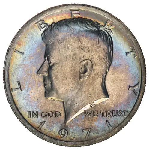 Half Dollars---Kennedy 1971-Present -Copper-Nickel- 0.5 Dollar