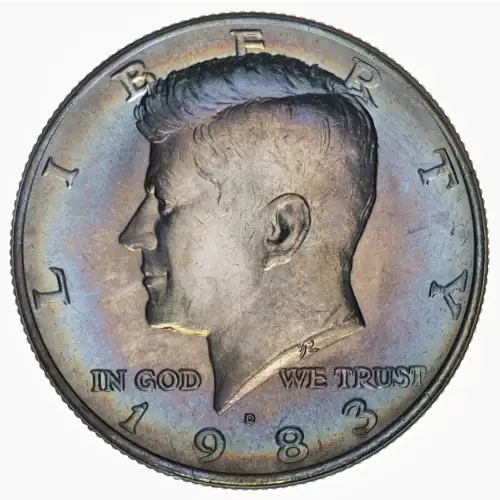 Half Dollars---Kennedy 1971-Present -Copper-Nickel- 0.5 Dollar