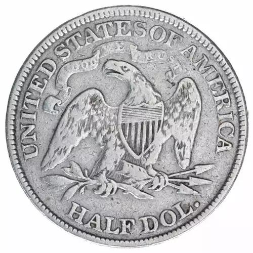 Half Dollars---Liberty Seated 1839-1891 -Silver- 0.5 Dollar (2)