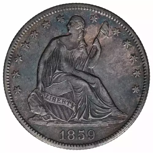 Half Dollars---Liberty Seated 1839-1891 -Silver- 0.5 Dollar (2)