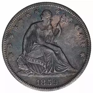 Half Dollars---Liberty Seated 1839-1891 -Silver- 0.5 Dollar (2)