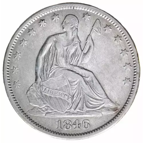 Half Dollars---Liberty Seated 1839-1891 -Silver- 0.5 Dollar (2)