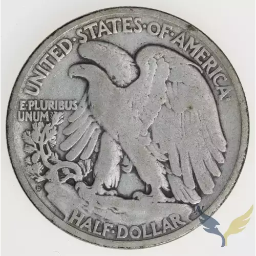 Half Dollars---Liberty Walking 1916-1947 -Silver- 0.5 Dollar (2)