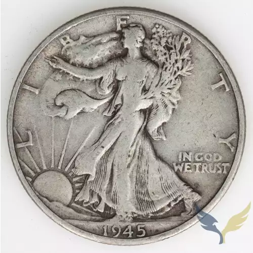 Half Dollars---Liberty Walking 1916-1947 -Silver- 0.5 Dollar (2)