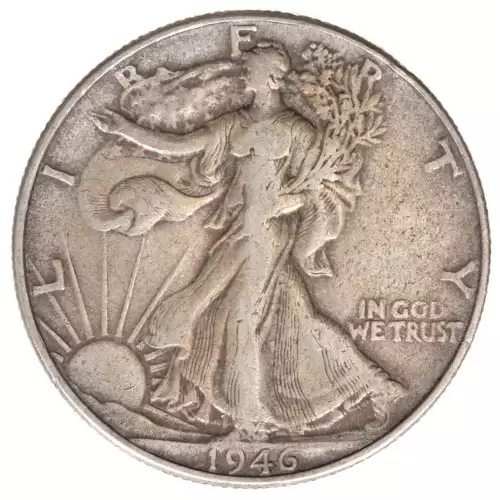 Half Dollars---Liberty Walking 1916-1947 -Silver- 0.5 Dollar (2)