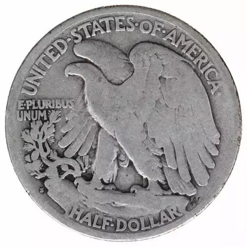 Half Dollars---Liberty Walking 1916-1947 -Silver- 0.5 Dollar (2)