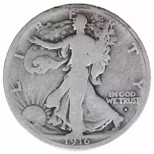 Half Dollars---Liberty Walking 1916-1947 -Silver- 0.5 Dollar (2)