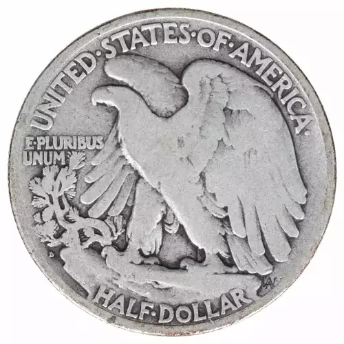 Half Dollars---Liberty Walking 1916-1947 -Silver- 0.5 Dollar (2)