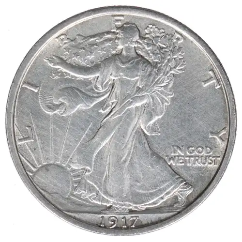 Half Dollars---Liberty Walking 1916-1947 -Silver- 0.5 Dollar (2)