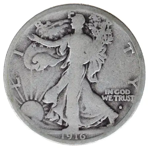 Half Dollars---Liberty Walking 1916-1947 -Silver- 0.5 Dollar (2)