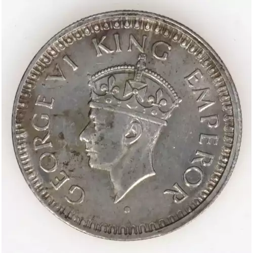 INDIA-BRITISH Silver 1/4 RUPEE