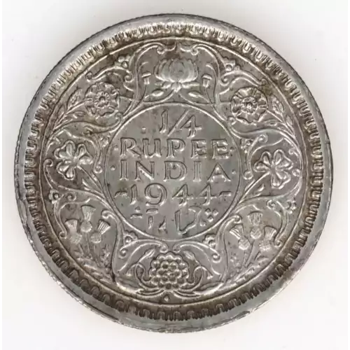 INDIA-BRITISH Silver 1/4 RUPEE (2)