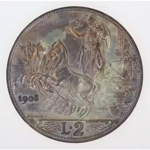 ITALY Silver 2 LIRE (2)