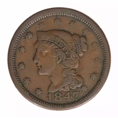 Large Cents - Braided Hair Cent (1839-1857)