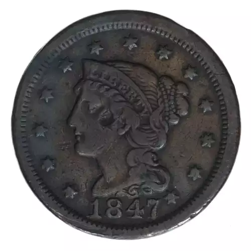 Large Cents - Braided Hair Cent (1839-1857)