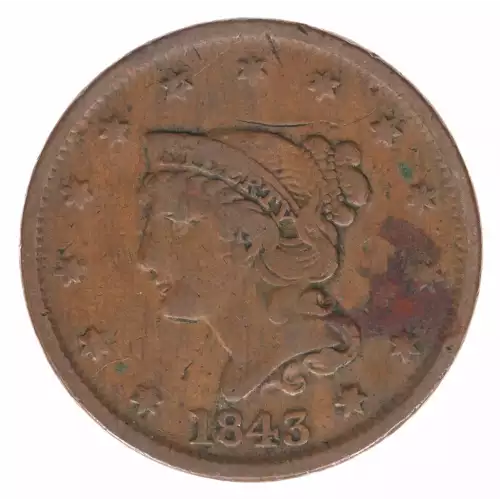 Large Cents - Braided Hair Cent (1839-1857)