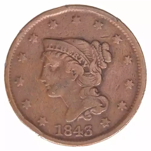 Large Cents - Braided Hair Cent (1839-1857)