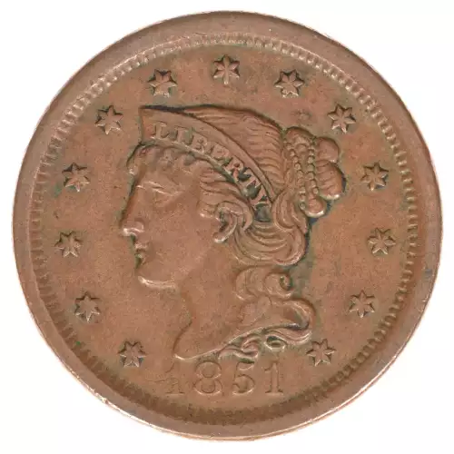 Large Cents - Braided Hair Cent (1839-1857)