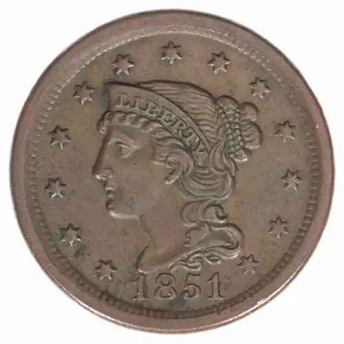 Large Cents - Braided Hair Cent (1839-1857)