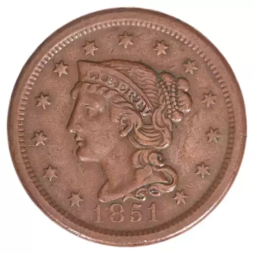 Large Cents - Braided Hair Cent (1839-1857)