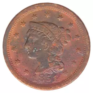 Large Cents - Braided Hair Cent (1839-1857)