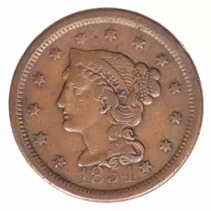 Large Cents - Braided Hair Cent (1839-1857) (2)