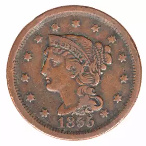 Large Cents - Braided Hair Cent (1839-1857) (2)