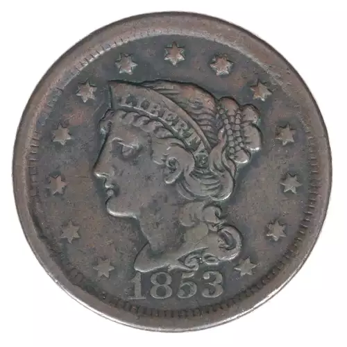 Large Cents - Braided Hair Cent (1839-1857)