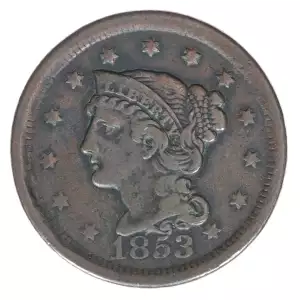 Large Cents - Braided Hair Cent (1839-1857)