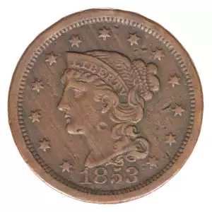 Large Cents - Braided Hair Cent (1839-1857)