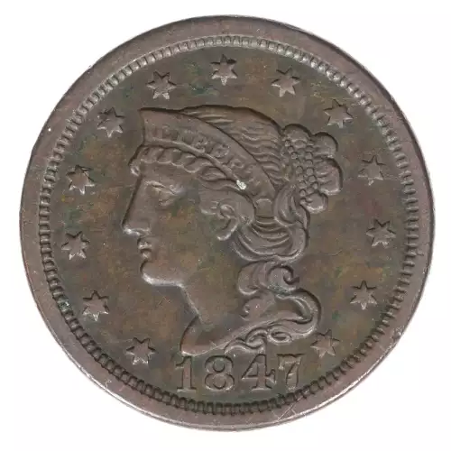 Large Cents - Braided Hair Cent (1839-1857)