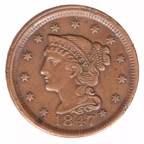 Large Cents - Braided Hair Cent (1839-1857)