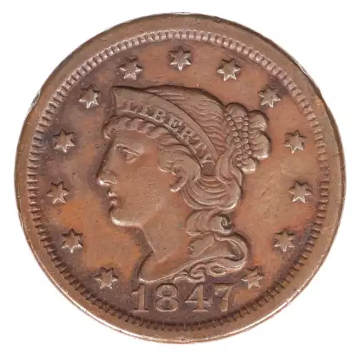 Large Cents - Braided Hair Cent (1839-1857)